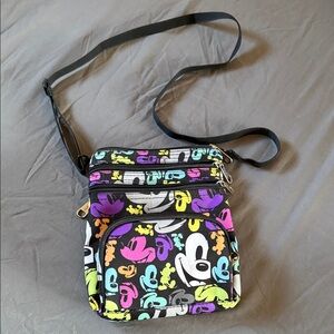 Disney Multicolor Mickey Mouse Crossbody Bag
